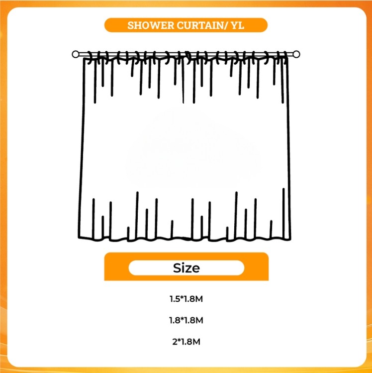 3D shower curtain - SZA Shop