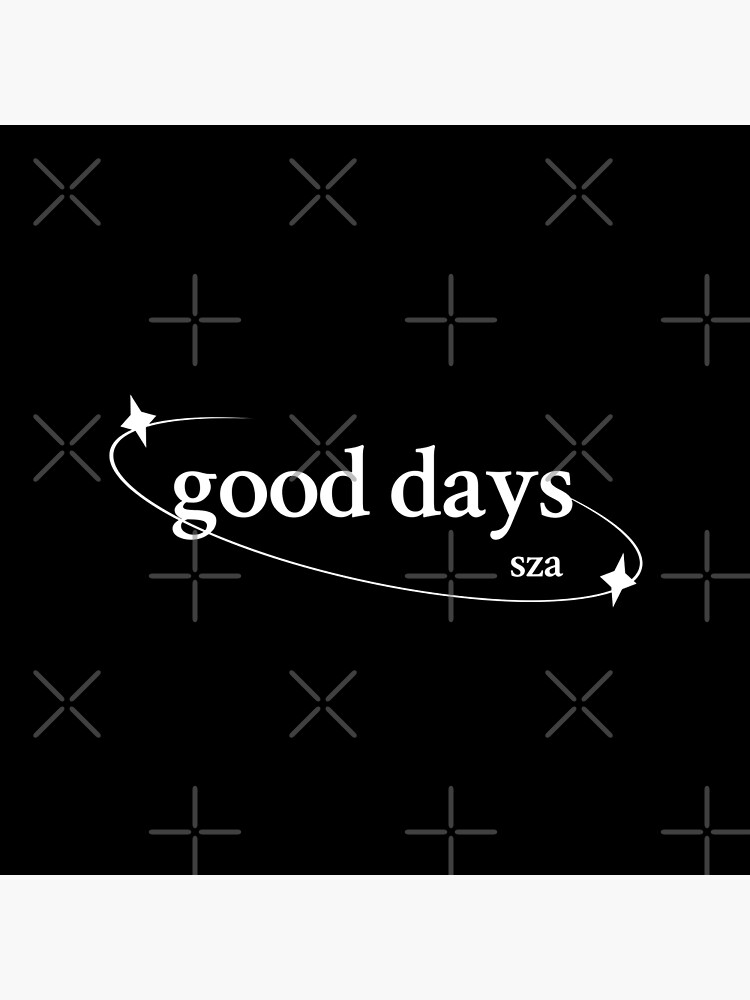 Sza Good Days Minimal Aesthetic Throw Pillow - Image 2