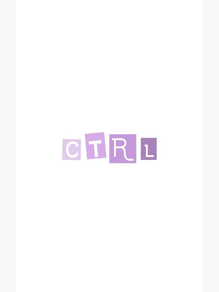Sza Purple Ctrl Aesthetic Shower Curtain - Image 2