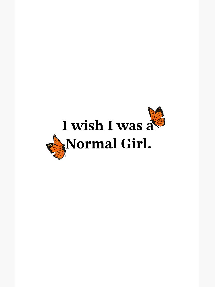 Sza Normal Girl Lyric Design Shower Curtain - Image 2