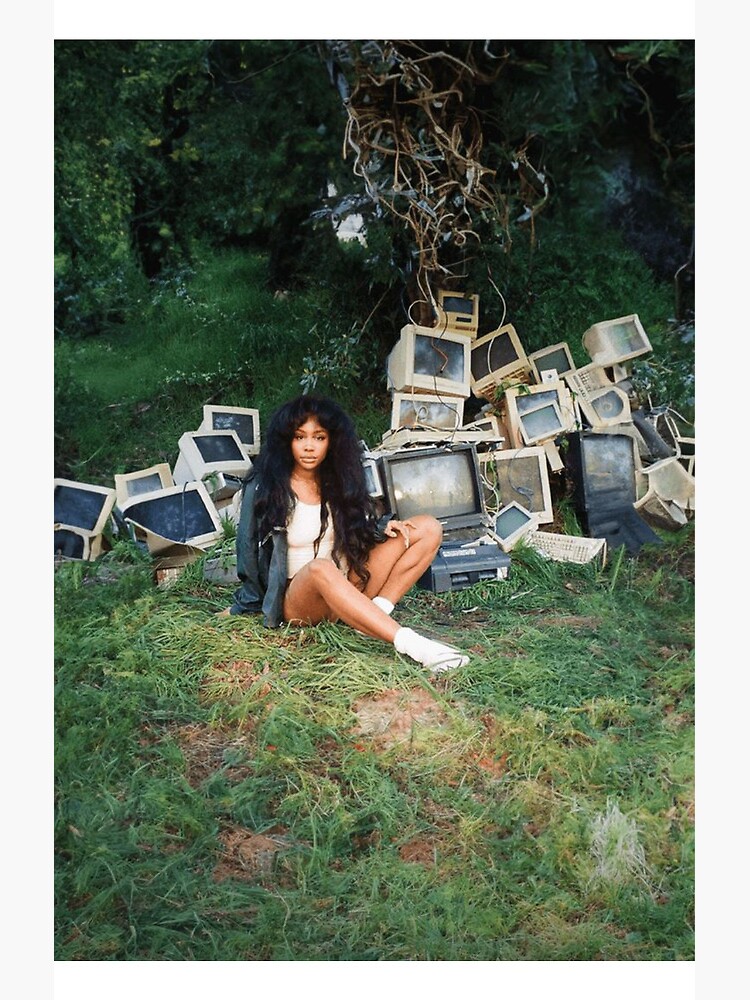 Sza Ctrl Poster Graphic Shower Curtain - Image 2