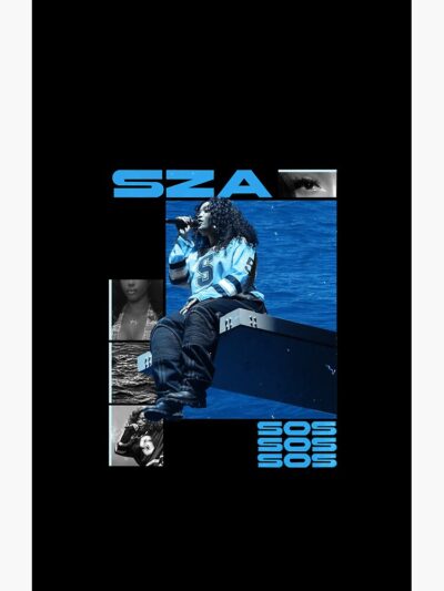 Alternative view of Sza Sos Vintage Graphic Edition Shower Curtain