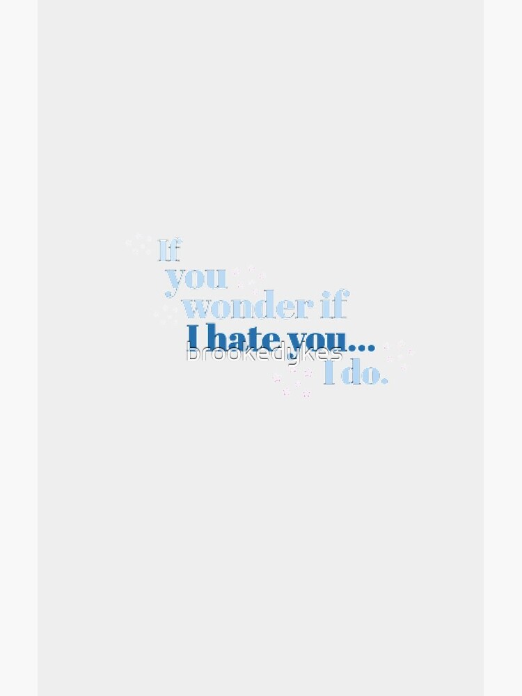 Sza If You Wonder If I Hate You Shower Curtain - Image 2