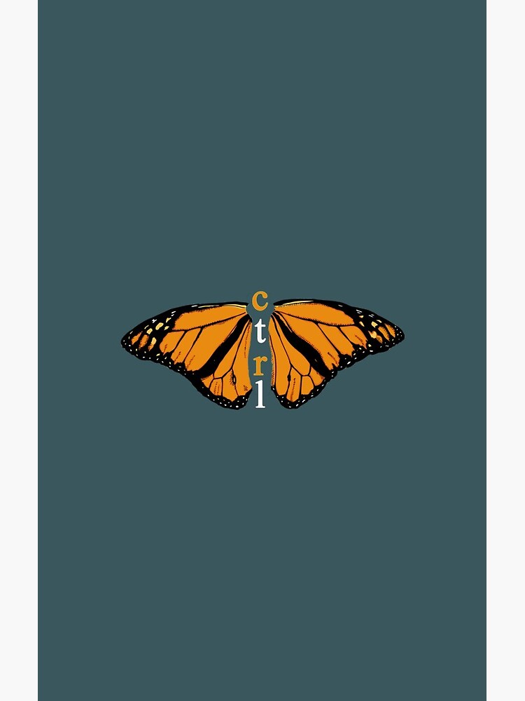 Sza Ctrl Butterfly Aesthetic Shower Curtain - Image 2