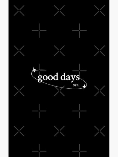 Alternative view of Sza Good Days Minimal Aesthetic Shower Curtain