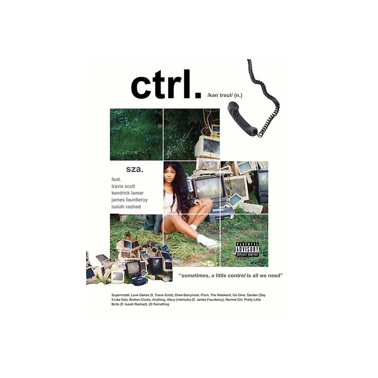 Sza Ctrl Poster Graphic Tote Bag - Image 2