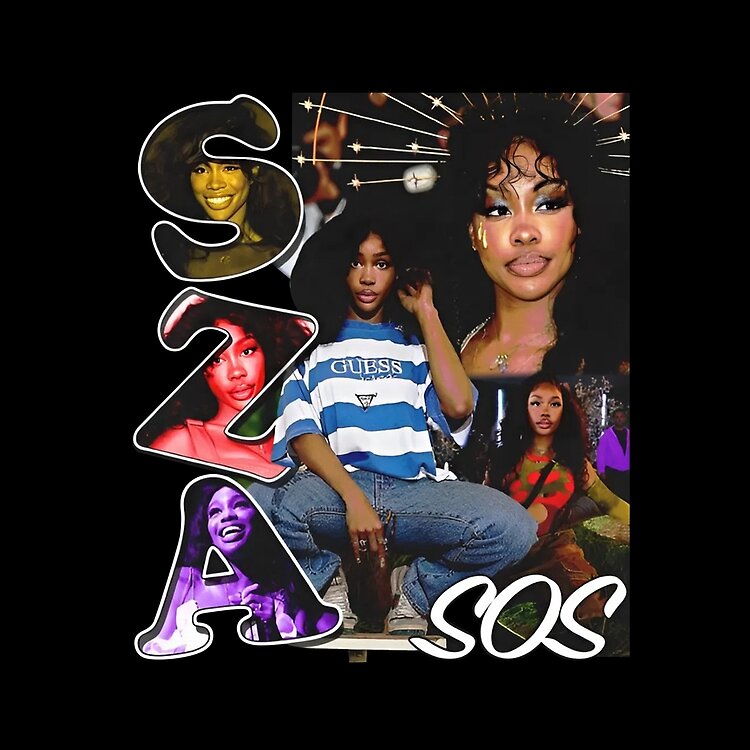 Sza Sos Album Vintage Aesthetic Tote Bag - Image 2