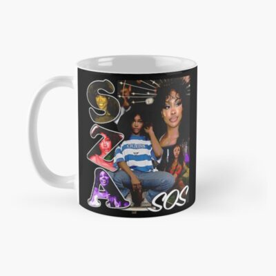 Alternative view of Sza Sos Album Vintage Aesthetic Mug