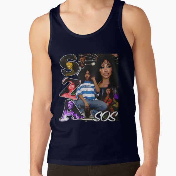 Sza Sos Album Vintage Aesthetic Tank Top - Image 5
