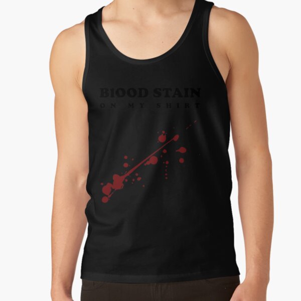 Sza Blood Stain On My Shirt Lyric Tank Top - Image 2