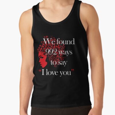 Sza Bloodstain Lyric Style Tank Top