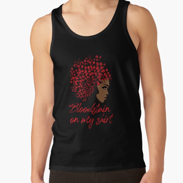 Sza Blood Stain Shirt Design Tank Top - Image 3
