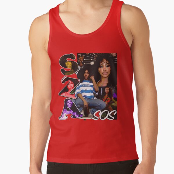 Sza Sos Album Vintage Aesthetic Tank Top - Image 4