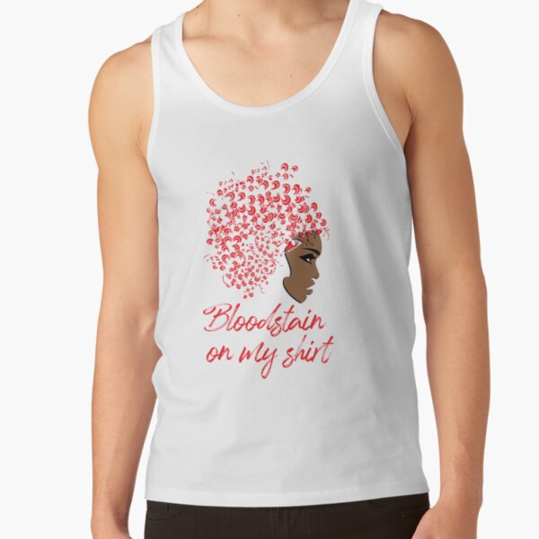 Sza Blood Stain Shirt Design Tank Top - Image 2