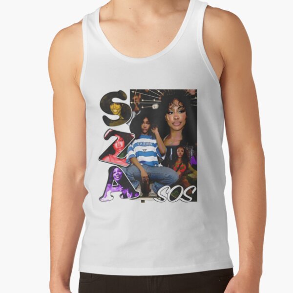 Sza Sos Album Vintage Aesthetic Tank Top - Image 2