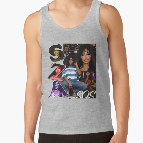 Sza Sos Album Vintage Aesthetic Tank Top - Image 3