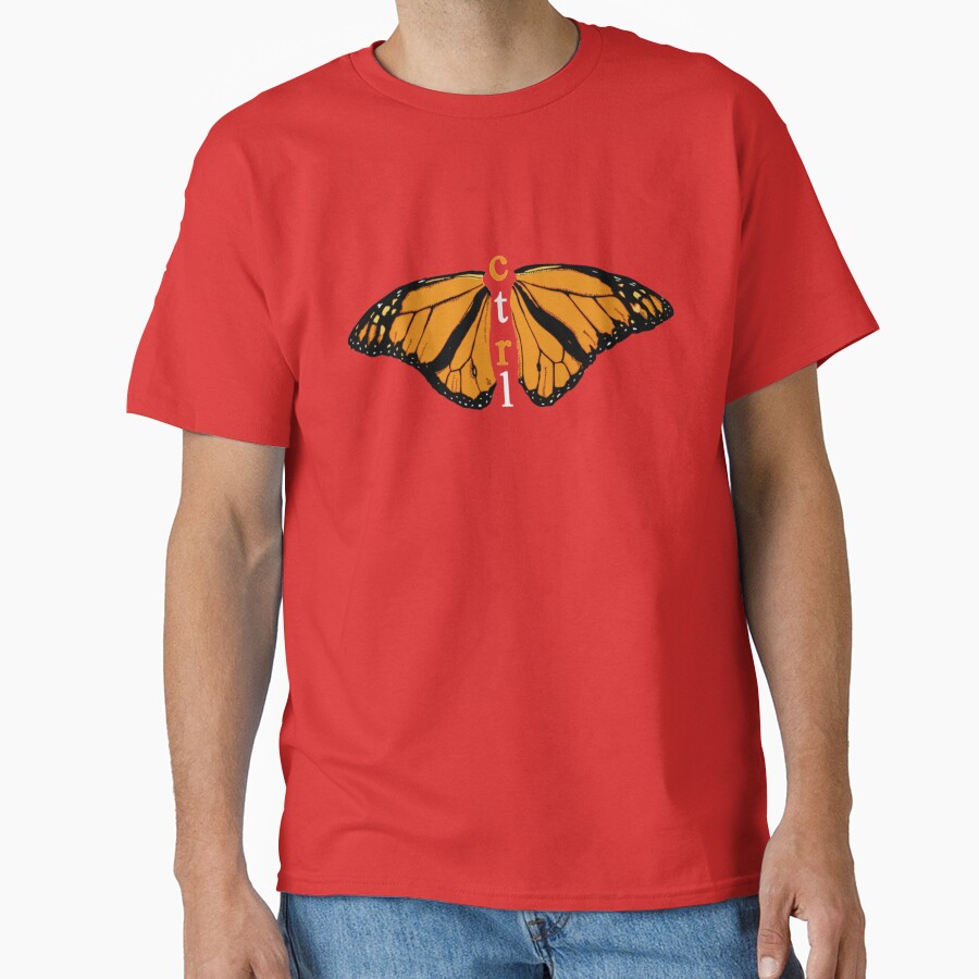 Sza Ctrl Butterfly Aesthetic T-shirt - Image 5