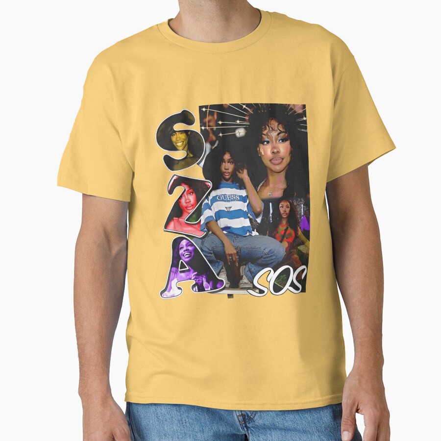 Sza Sos Album Vintage Aesthetic T-shirt - Image 6