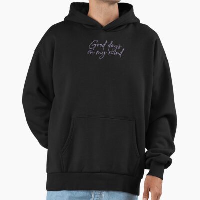 Alternative view of Sza Good Days Lyric Style Hoodie