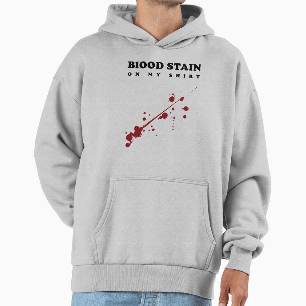 Sza Blood Stain On My Shirt Lyric Hoodie - Image 4