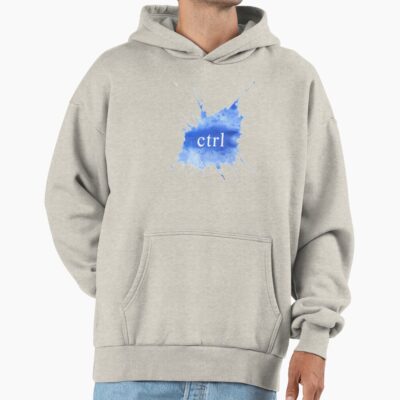 Sza Ctrl Blue Watercolour Hoodie