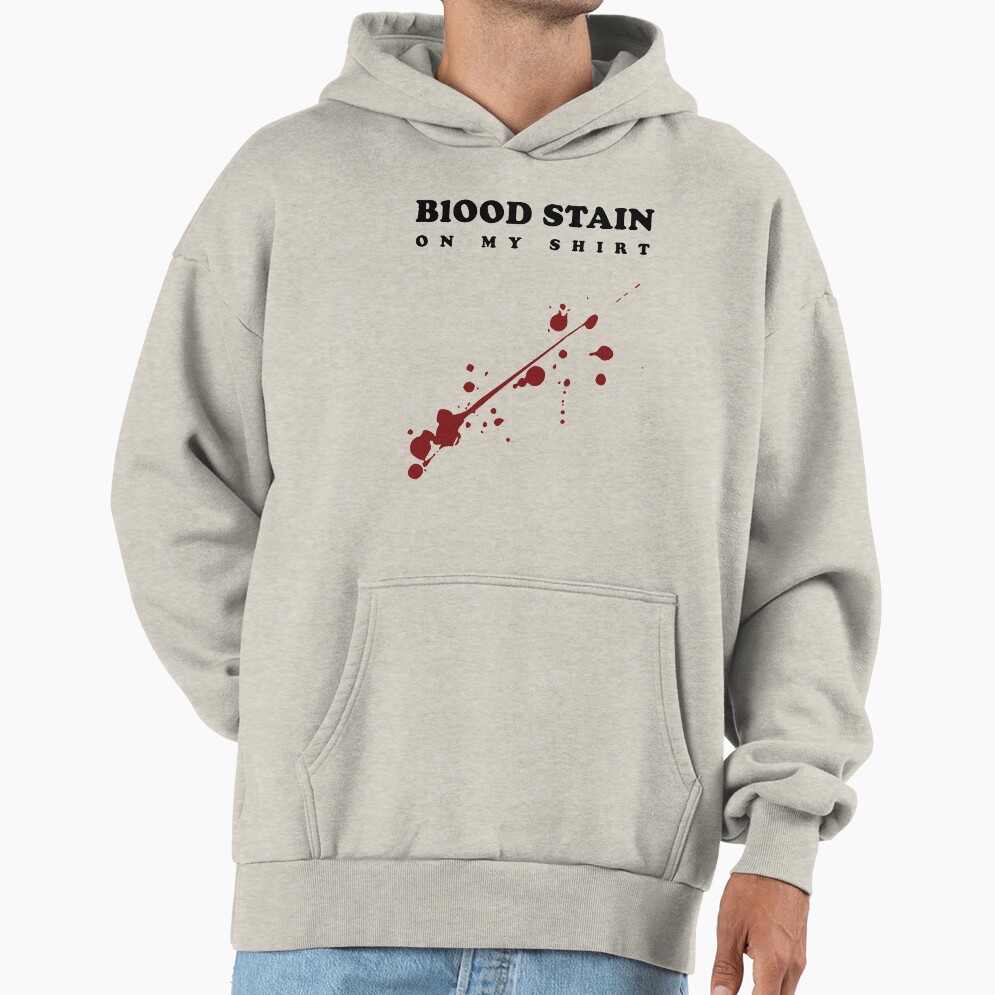 Sza Blood Stain On My Shirt Lyric Hoodie - Image 3