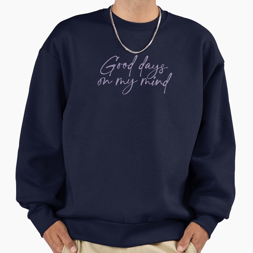 Sza Good Days Lyric Style Sweatshirt - Image 5