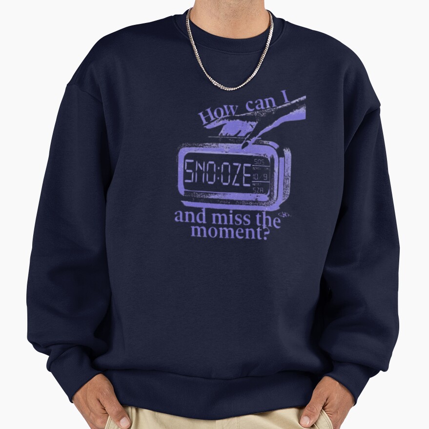 Sza Snooze The Moment Lyric Sweatshirt - Image 5