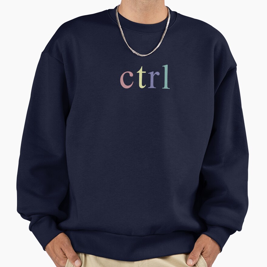 Sza Faded Ctrl Aesthetic Sweatshirt - Image 5