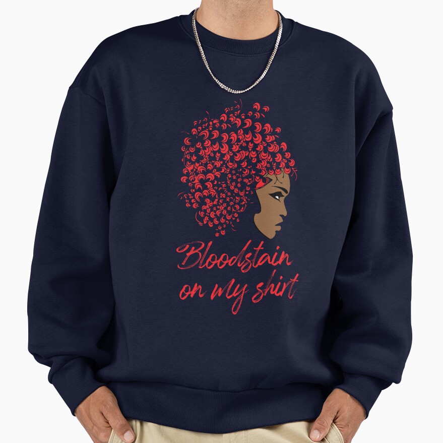 Sza Blood Stain Shirt Design Sweatshirt - Image 5