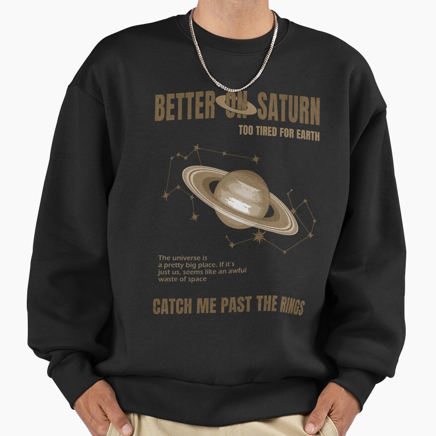 Sza Better On Saturn Aesthetic Sweatshirt - Image 3