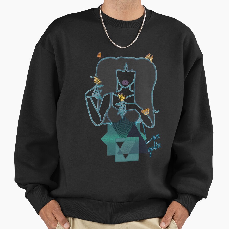 Sza Spilled Milk Lyric Design Sweatshirt - Image 2