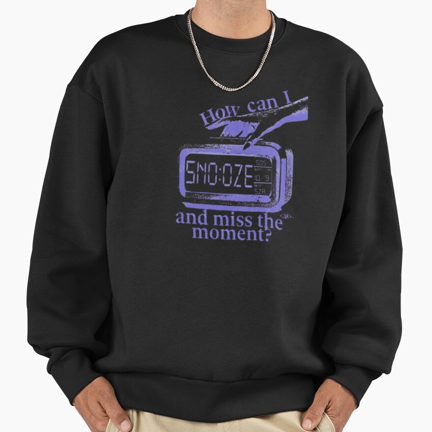 Sza Snooze The Moment Lyric Sweatshirt - Image 2
