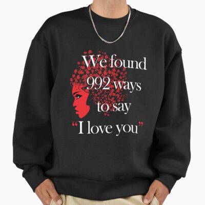 Sza Bloodstain Lyric Style Sweatshirt