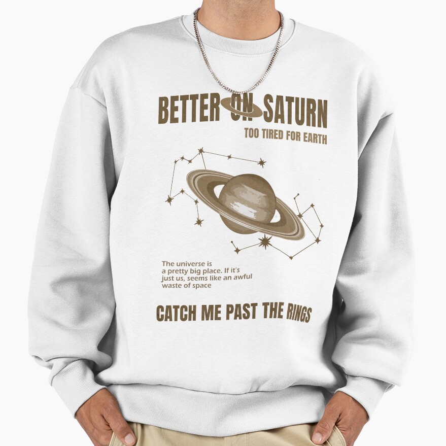 Sza Better On Saturn Aesthetic Sweatshirt - Image 2
