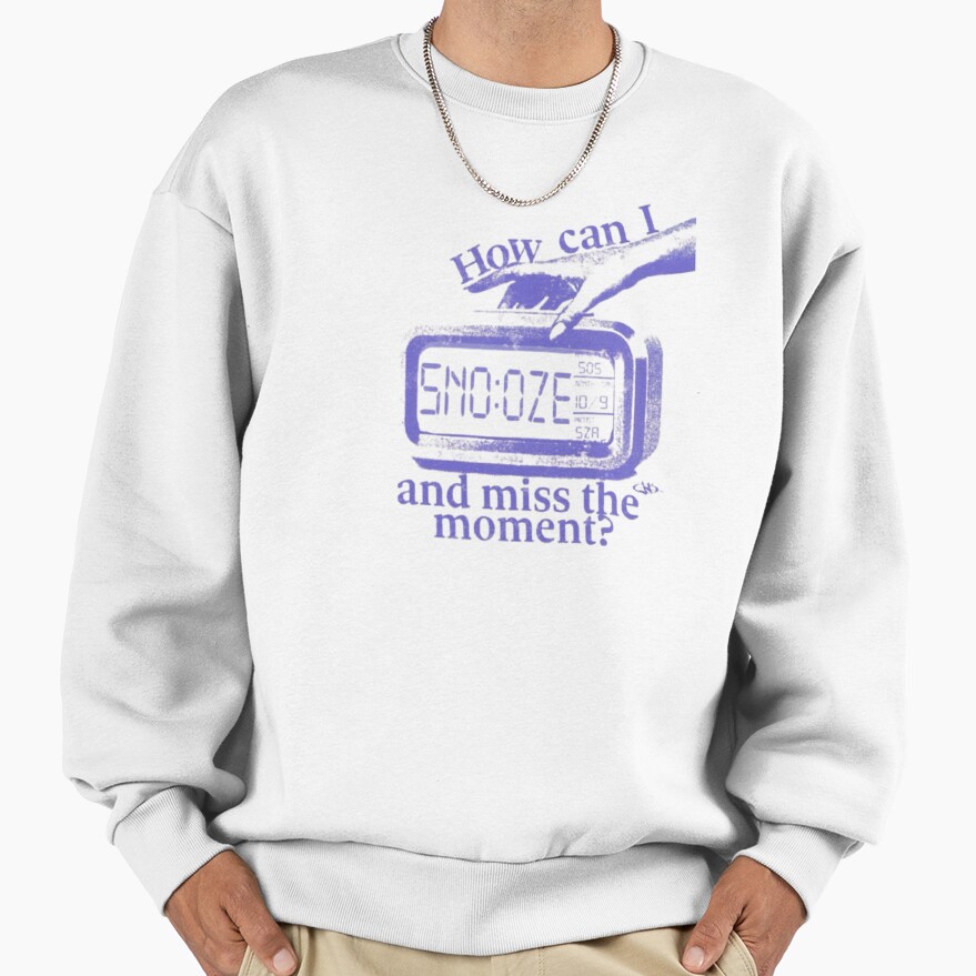 Sza Snooze The Moment Lyric Sweatshirt