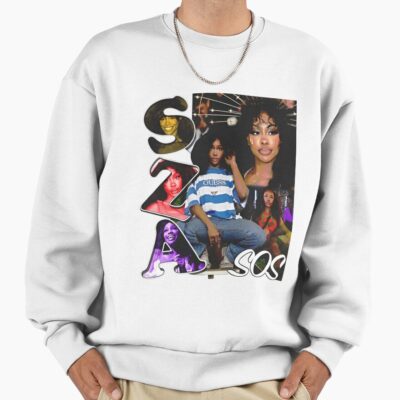Alternative view of Sza Sos Album Vintage Aesthetic Sweatshirt