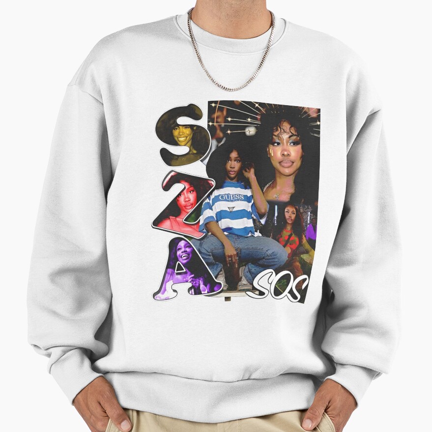 Sza Sos Album Vintage Aesthetic Sweatshirt - Image 2