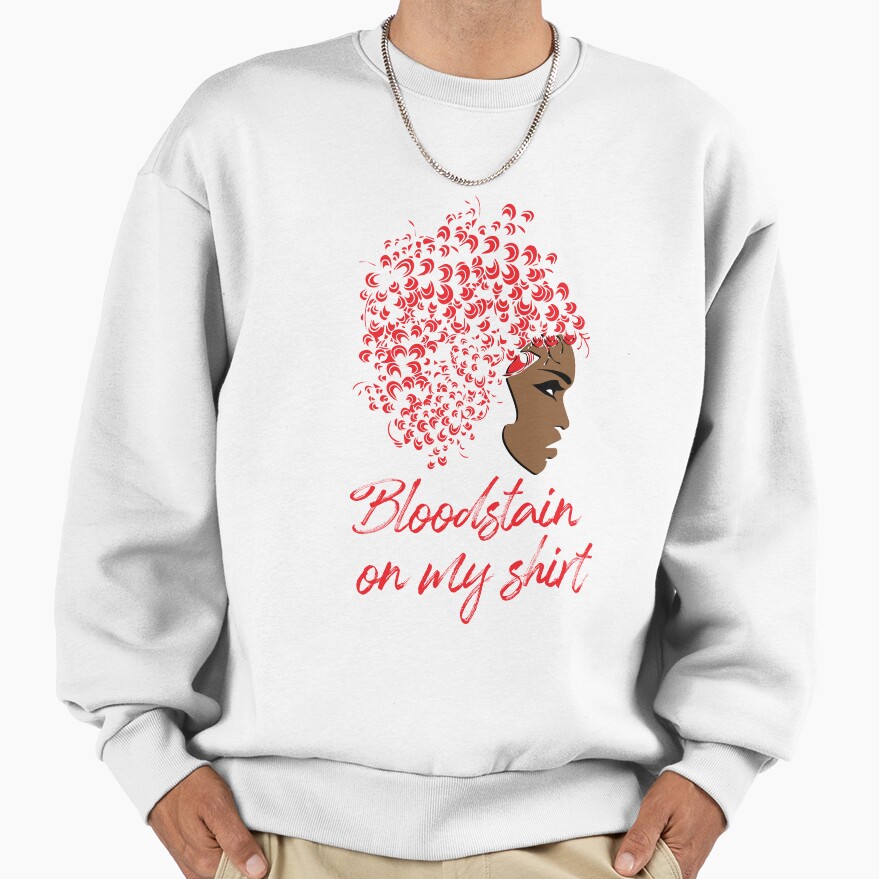 Sza Blood Stain Shirt Design Sweatshirt - Image 2