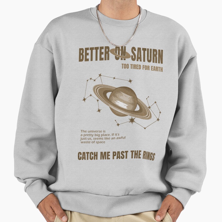 Sza Better On Saturn Aesthetic Sweatshirt - Image 5