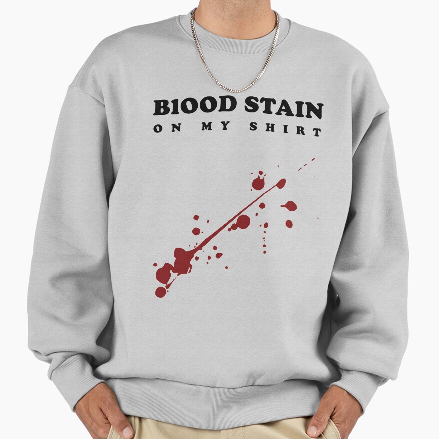 Sza Blood Stain On My Shirt Lyric Sweatshirt - Image 4