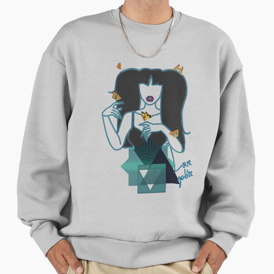 Sza Spilled Milk Lyric Design Sweatshirt - Image 4