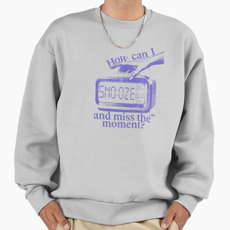 Sza Snooze The Moment Lyric Sweatshirt - Image 4
