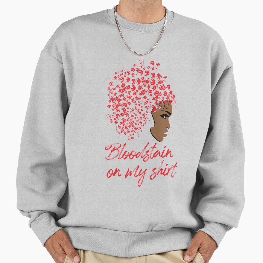Sza Blood Stain Shirt Design Sweatshirt - Image 4