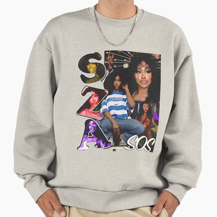 Sza Sos Album Vintage Aesthetic Sweatshirt - Image 4