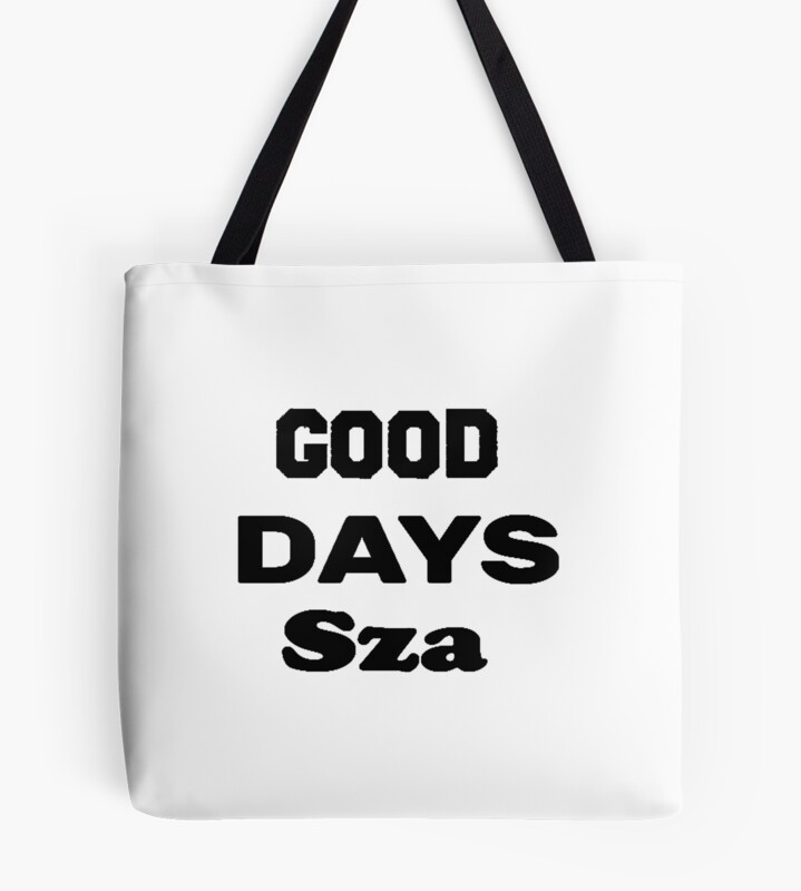Sza Good Days Retro Rainbow Style Tote Bag