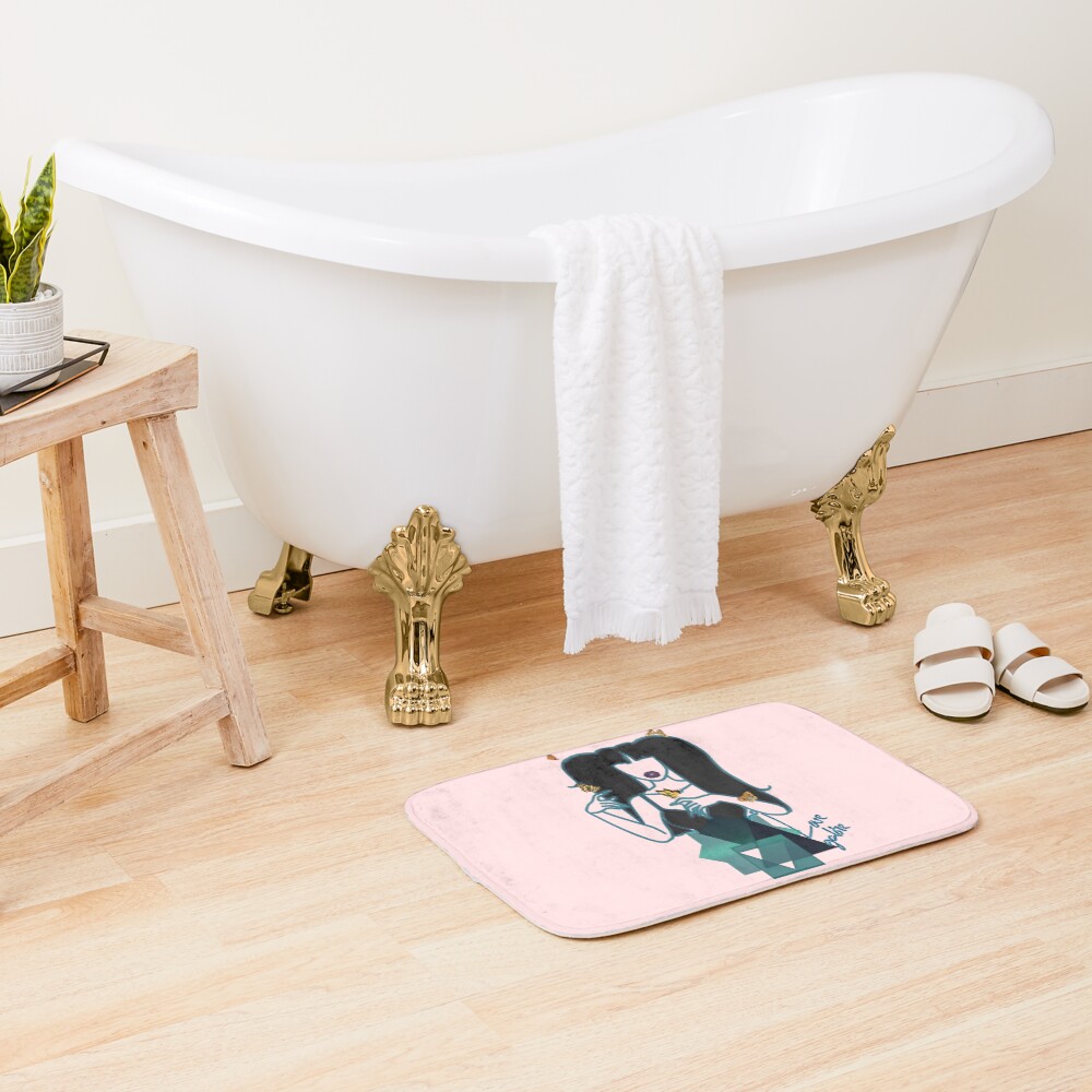 Sza Spilled Milk Lyric Design Bath Mat - Image 2