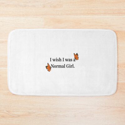 Sza Normal Girl Lyric Design Bath Mat