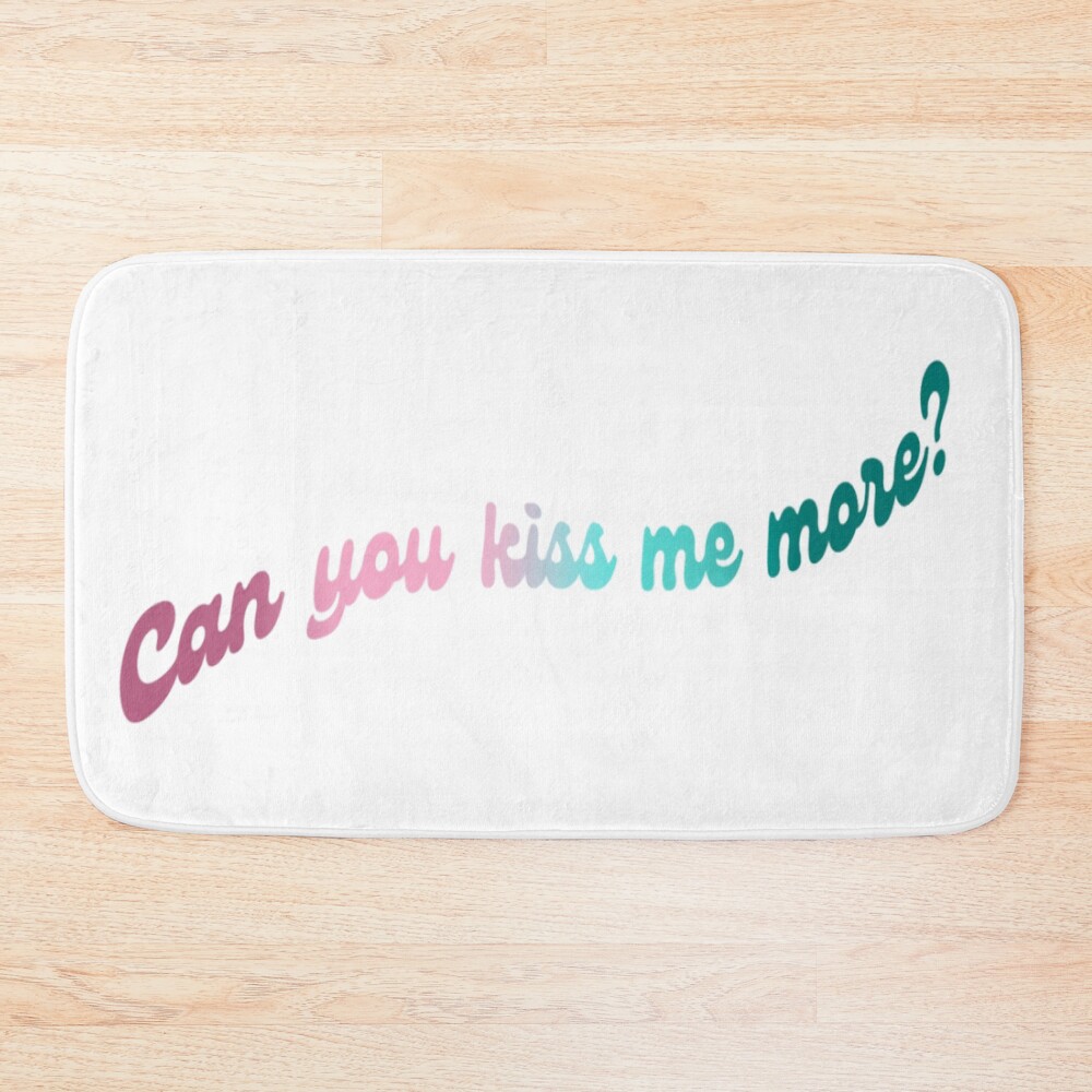 Sza Kiss Me More Lyrics Design Bath Mat