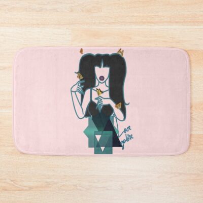 Sza Spilled Milk Lyric Design Bath Mat
